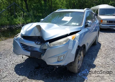 2013 Hyundai Tucson Gls from USA, damaged, VIN KM8JUCAC7DU611351